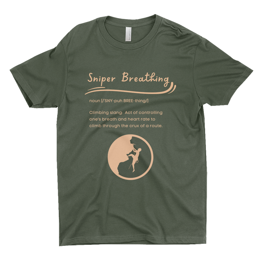 T-Shirts: Sniper Breathing (Next Level 3600)