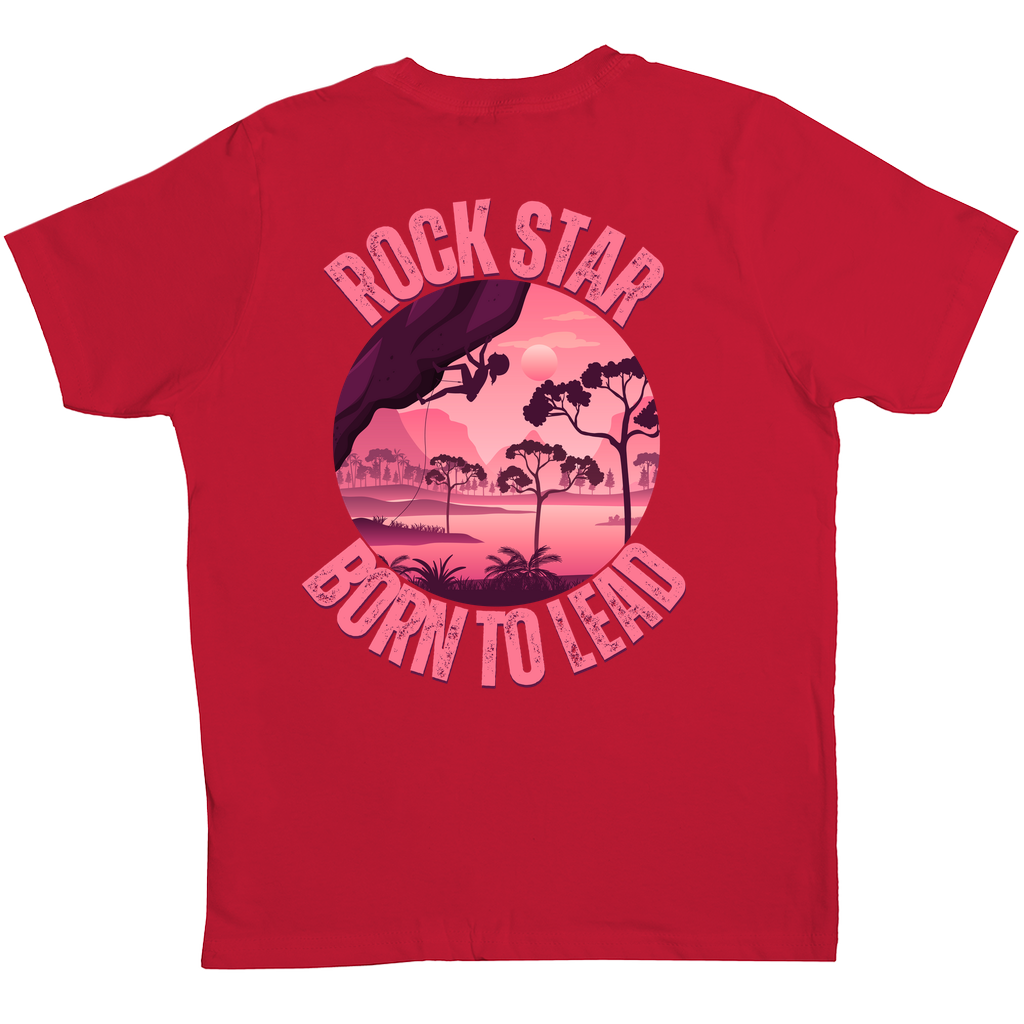 T-Shirts (Youth): Pink Rock Star, Born to Lead (Next Level 3310)