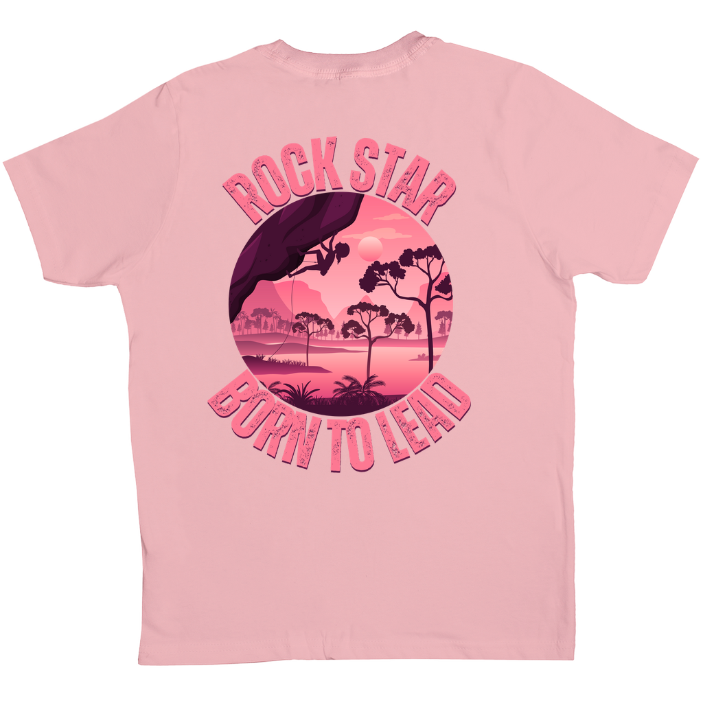 T-Shirts (Youth): Pink Rock Star, Born to Lead (Next Level 3310)