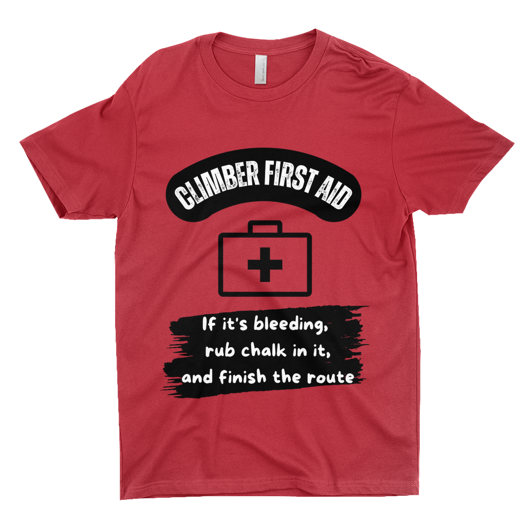 T-Shirts: Climber First Aid (Next Level 3600)