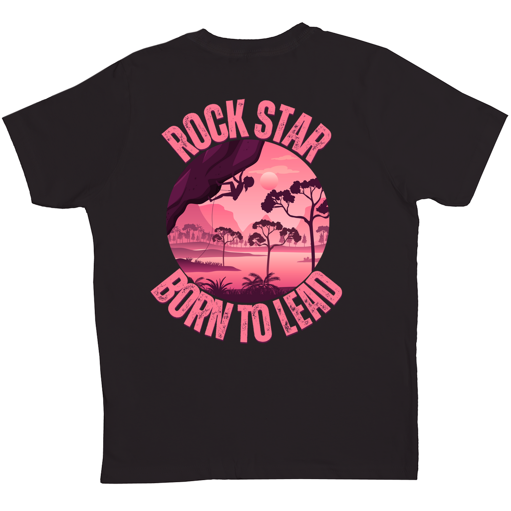 T-Shirts (Youth): Pink Rock Star, Born to Lead (Next Level 3310)