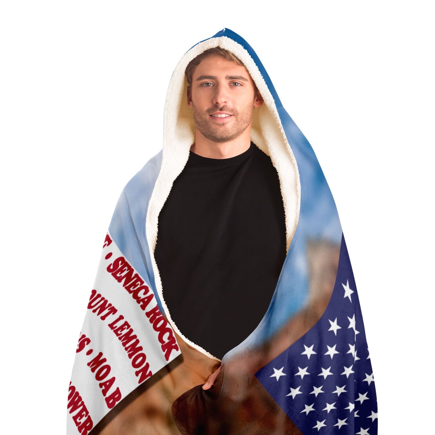 Hooded Blanket - Crag Flag (Scenic Backgrounds)