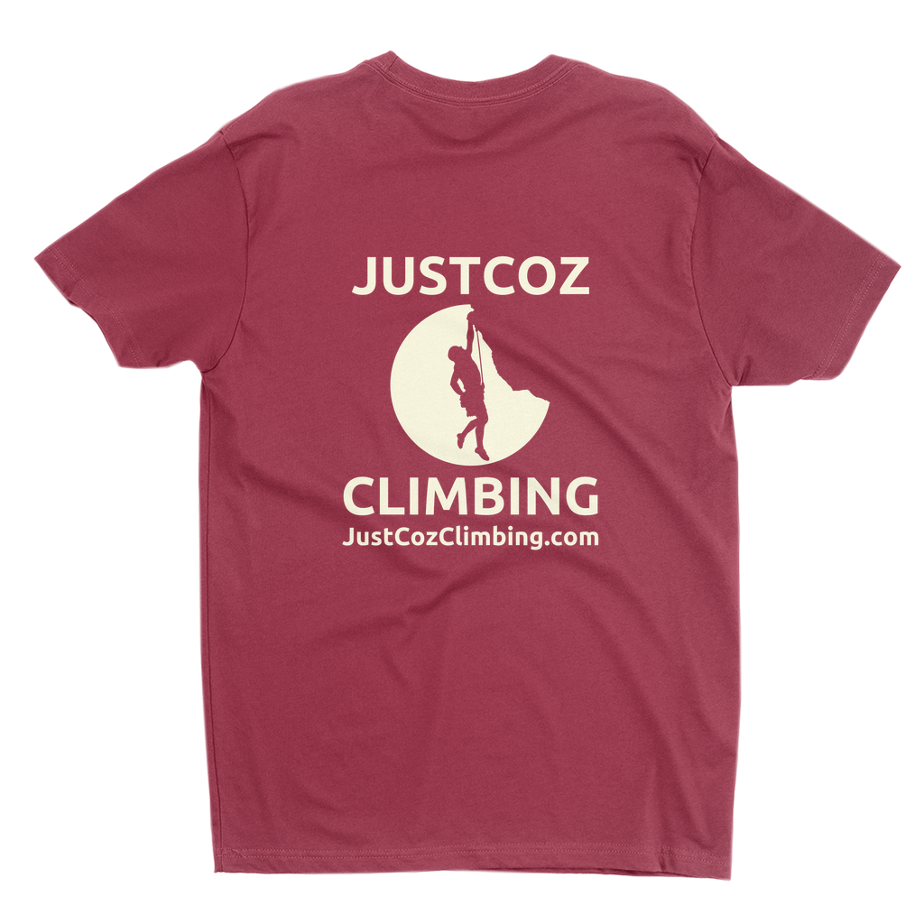 T-Shirts: JustCoz Climbing (Next Level 3600)