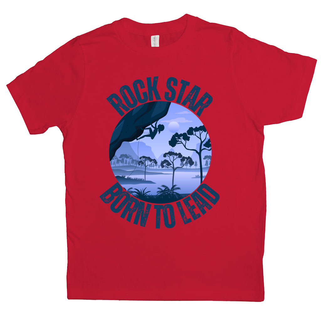 T-Shirts (Youth): Rock Star, Born to Lead (Next Level 3310)