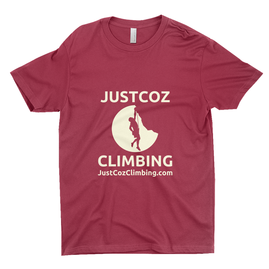 T-Shirts: JustCoz Climbing (Next Level 3600)