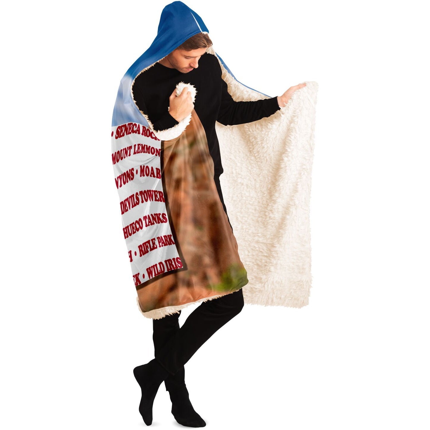 Hooded Blanket - Crag Flag (Scenic Backgrounds)