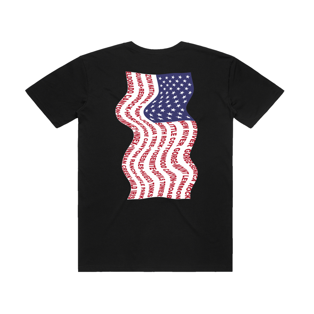 T-shirt: Organic Crag Flag (AS Colour 5001G)