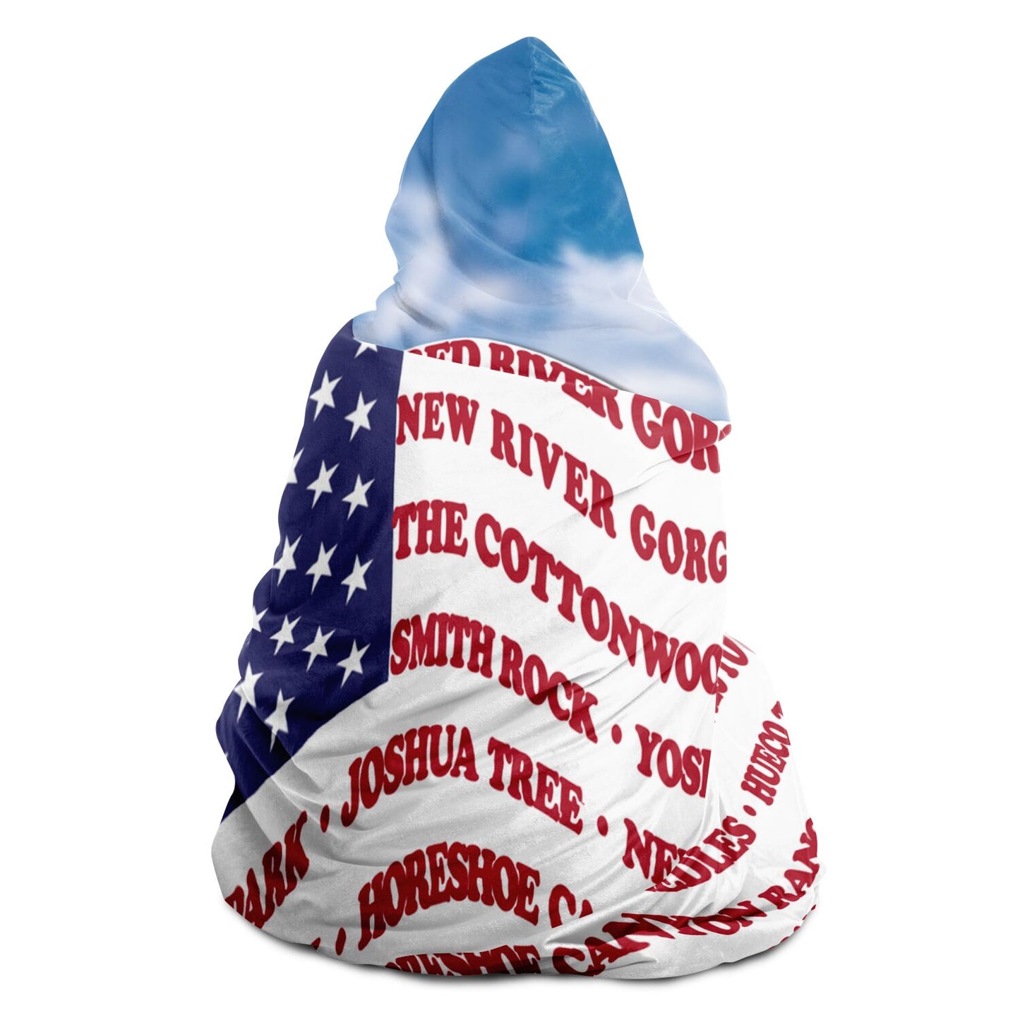 Hooded Blanket - Crag Flag (Scenic Backgrounds)