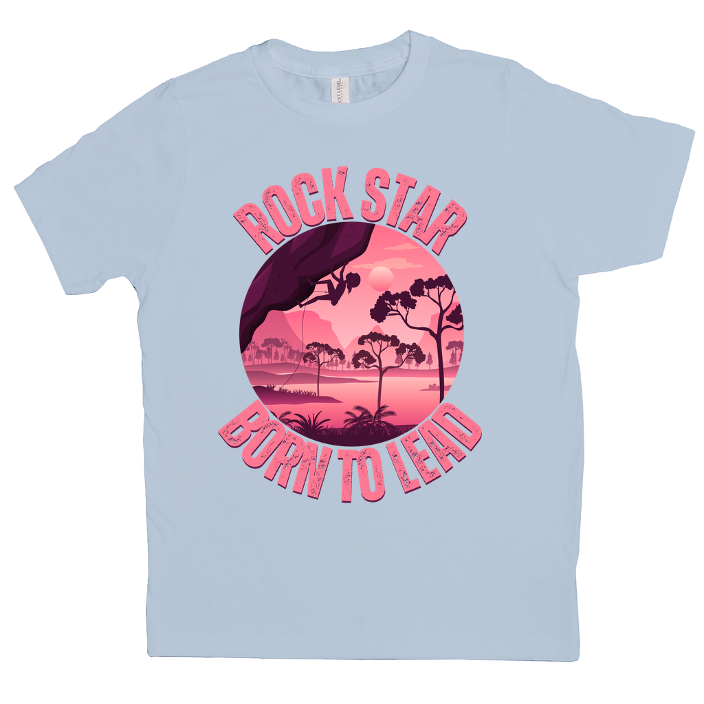 T-Shirts (Youth): Pink Rock Star, Born to Lead (Next Level 3310)