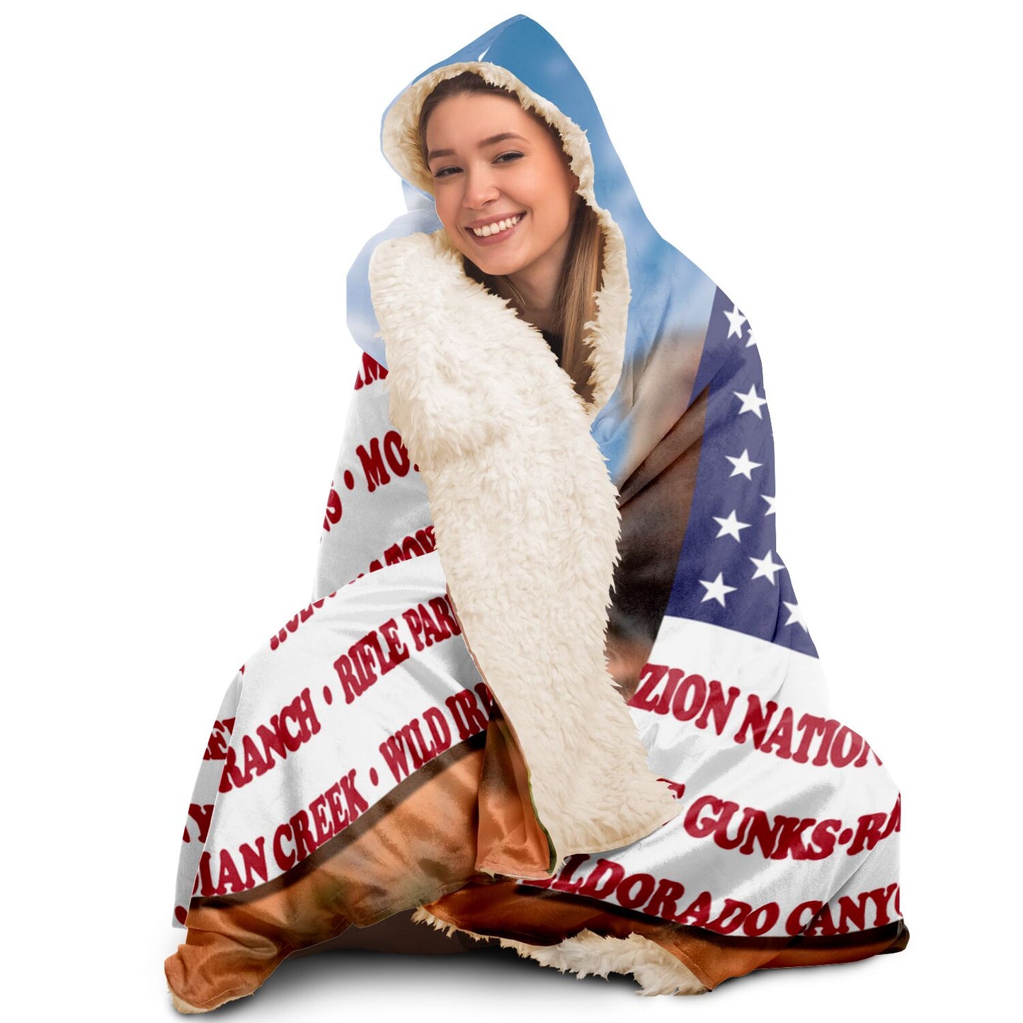 Hooded Blanket - Crag Flag (Scenic Backgrounds)