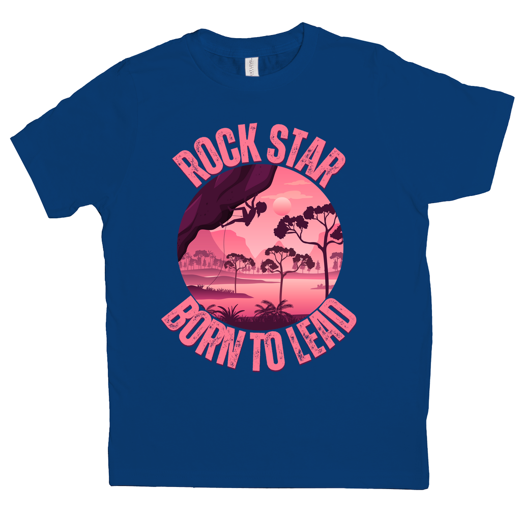 T-Shirts (Youth): Pink Rock Star, Born to Lead (Next Level 3310)