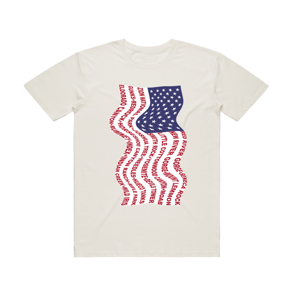 T-shirt: Organic Crag Flag (AS Colour 5001G)