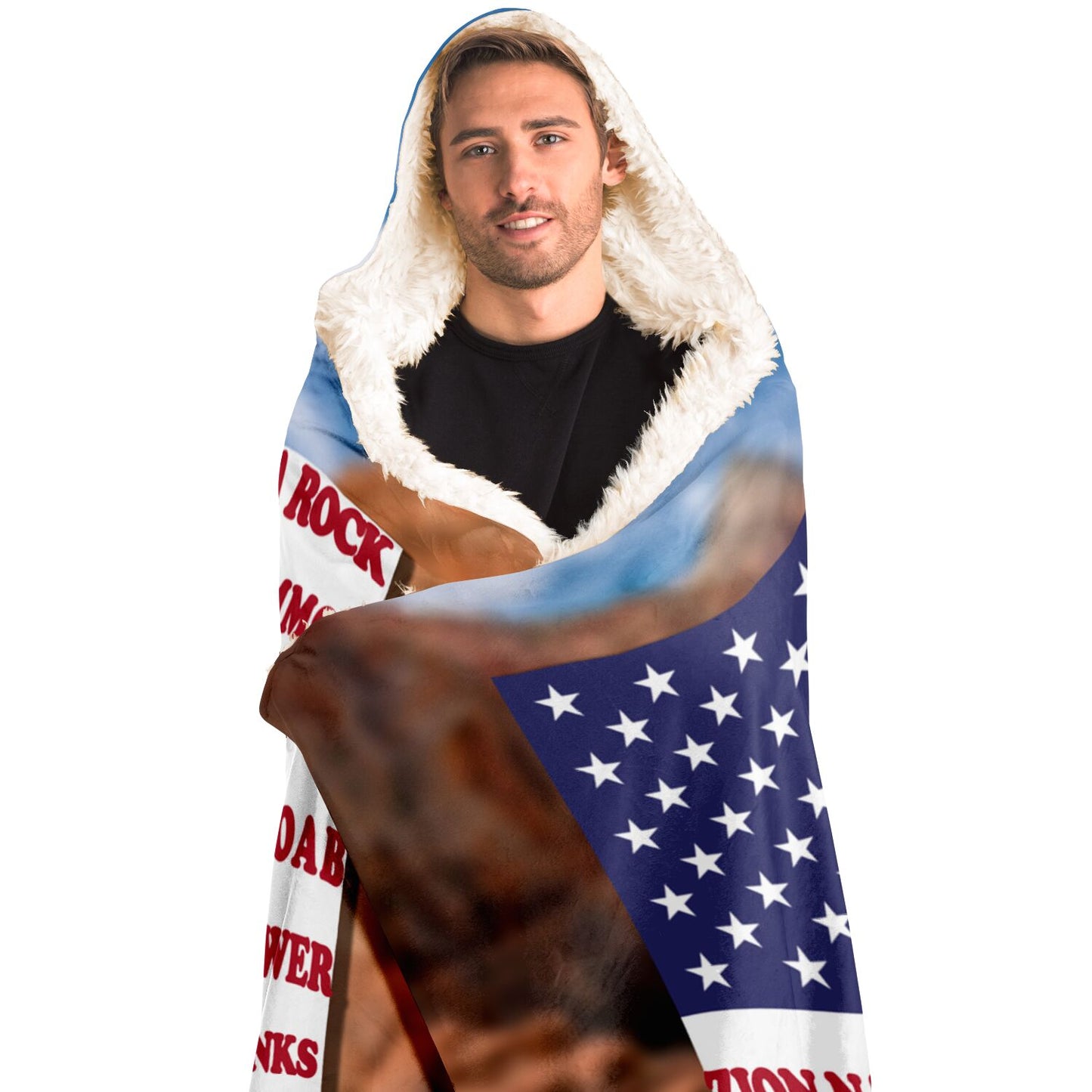 Hooded Blanket - Crag Flag (Scenic Backgrounds)