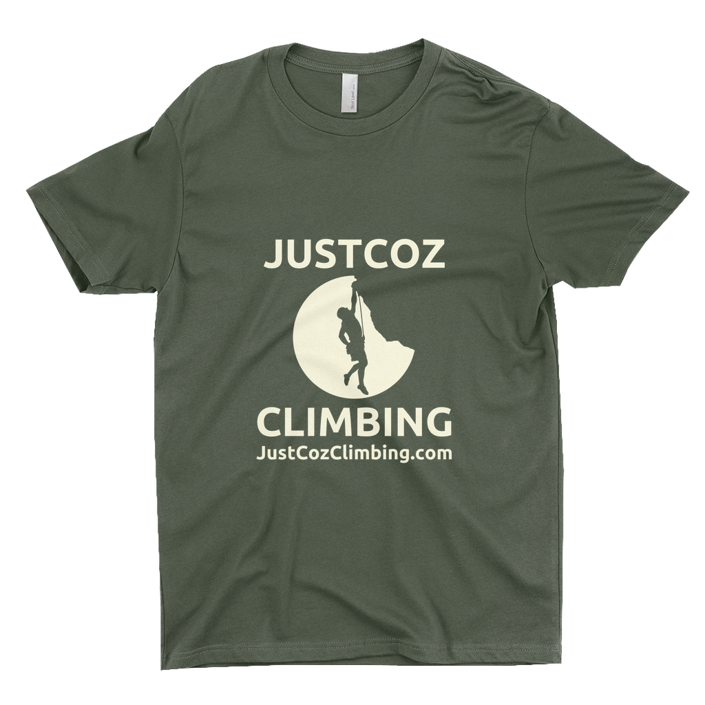 T-Shirts: JustCoz Climbing (Next Level 3600)