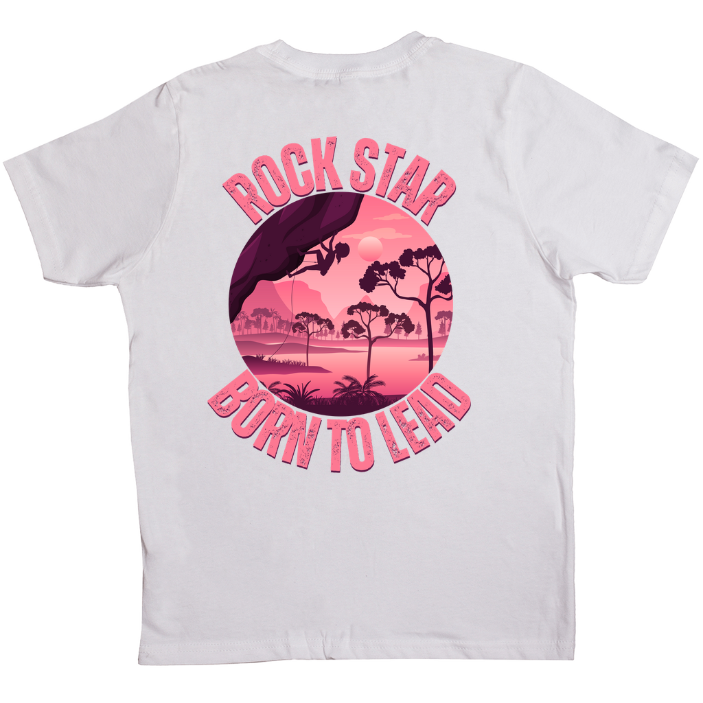 T-Shirts (Youth): Pink Rock Star, Born to Lead (Next Level 3310)