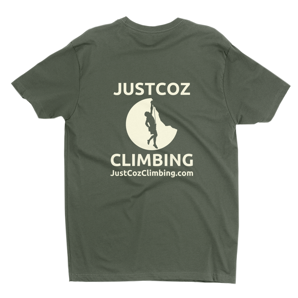 T-Shirts: JustCoz Climbing (Next Level 3600)