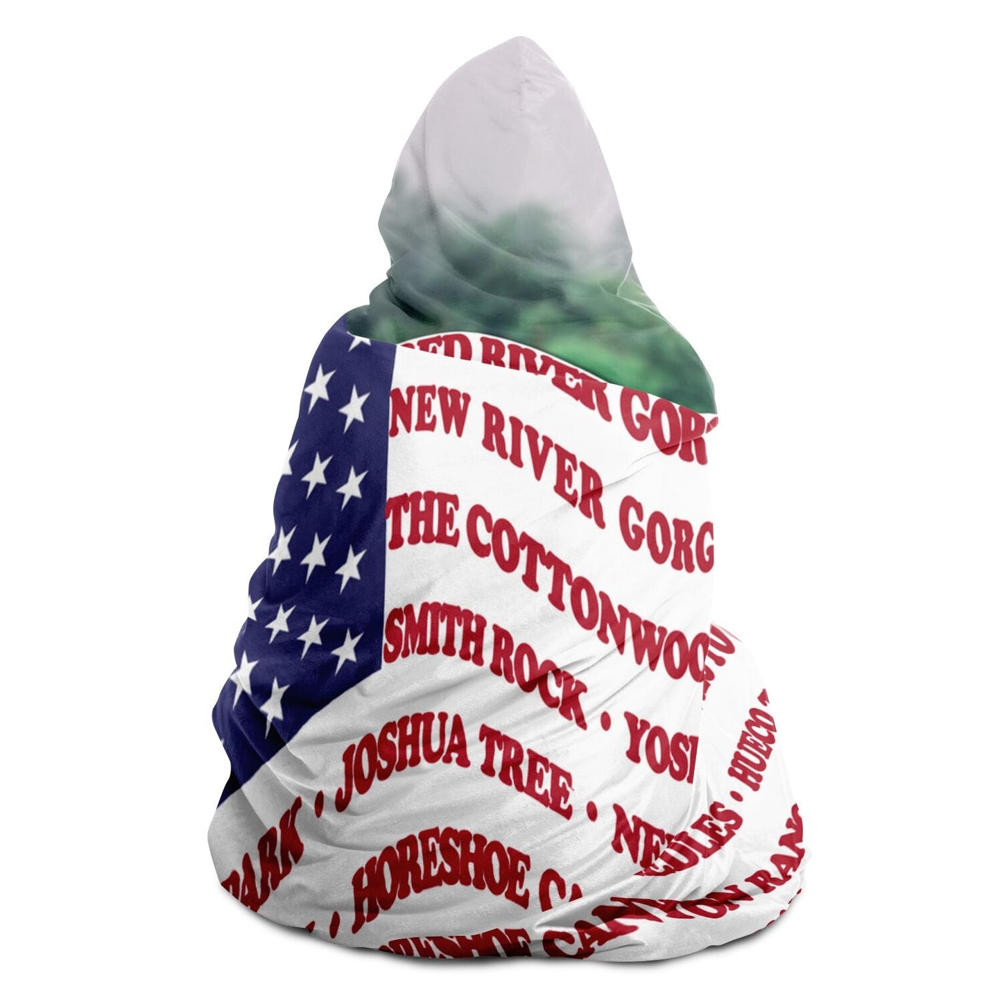 Hooded Blanket - Crag Flag (Scenic Backgrounds)