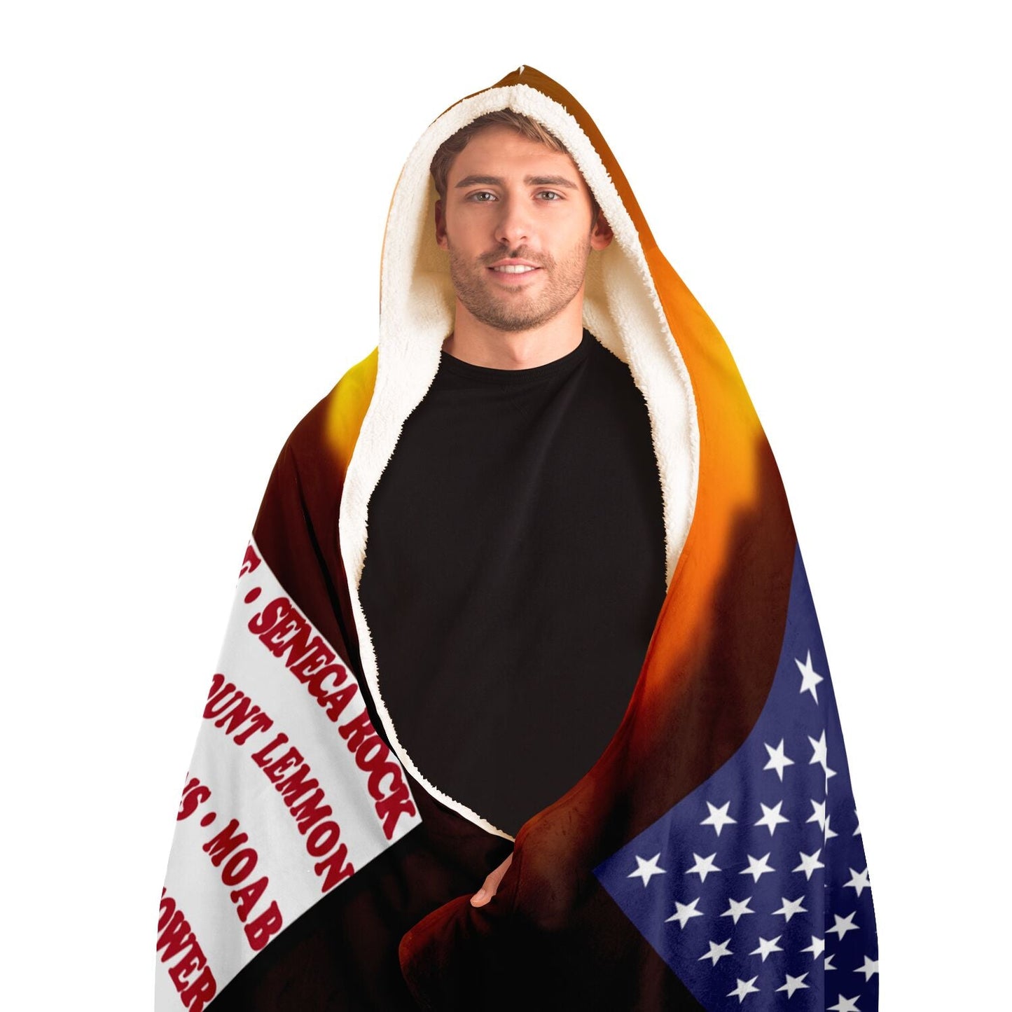 Hooded Blanket - Crag Flag (Scenic Backgrounds)