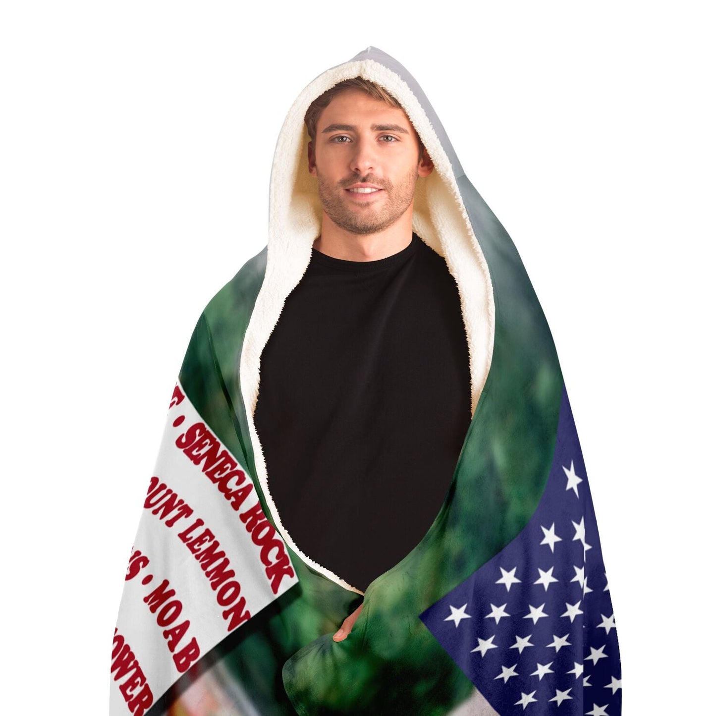 Hooded Blanket - Crag Flag (Scenic Backgrounds)