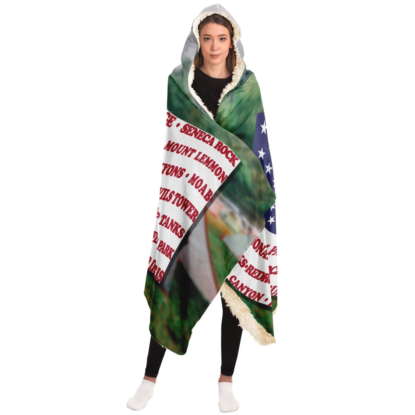 Hooded Blanket - Crag Flag (Scenic Backgrounds)