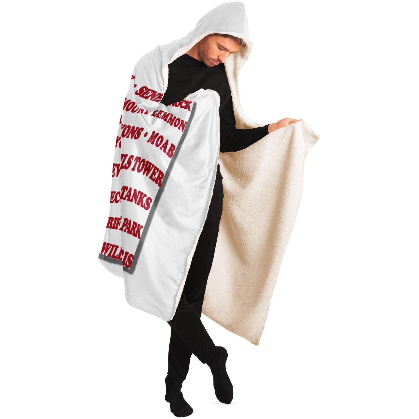 Hooded Blanket - Crag Flag (Colored Backgrounds)