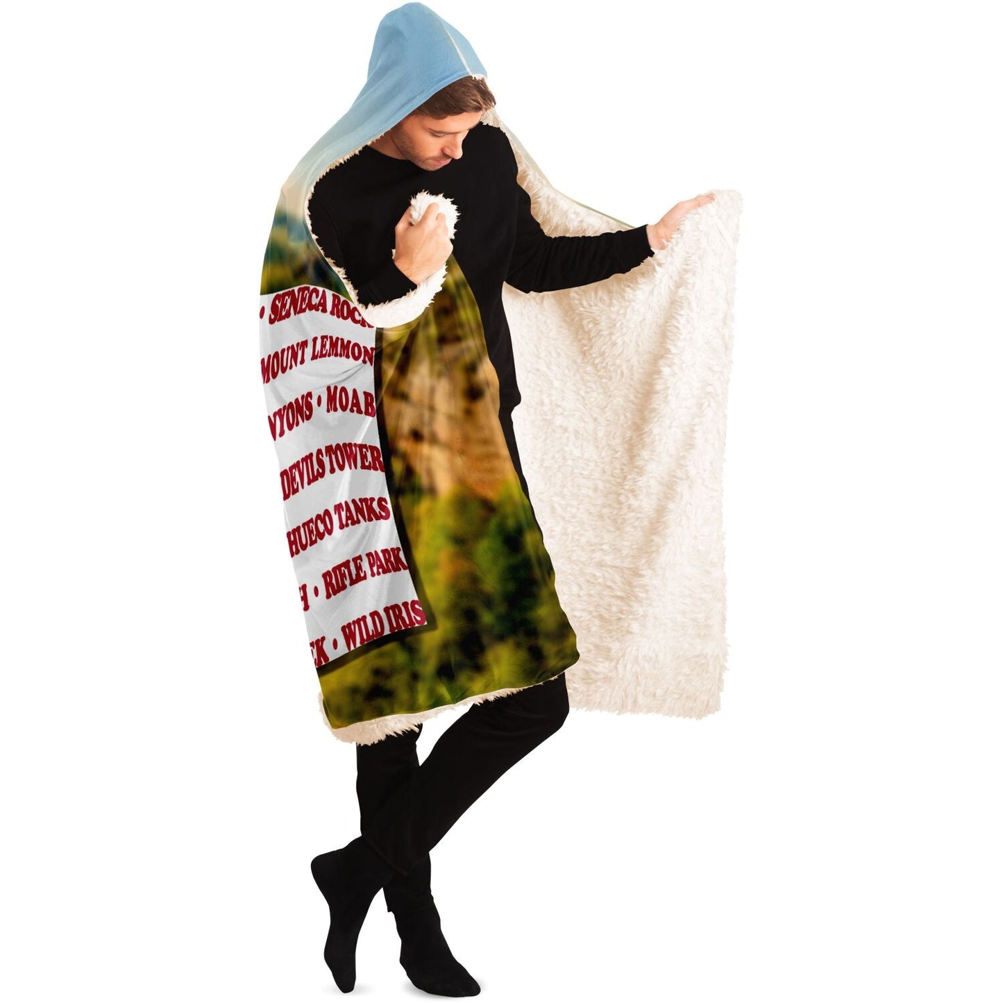 Hooded Blanket - Crag Flag (Scenic Backgrounds)