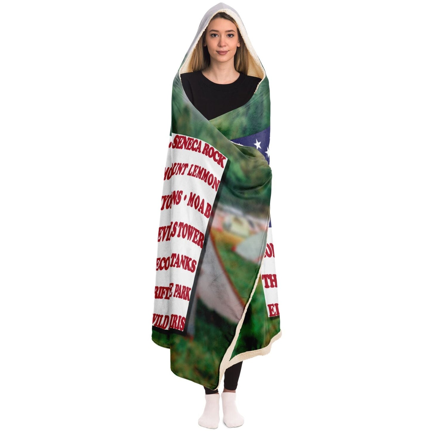 Hooded Blanket - Crag Flag (Scenic Backgrounds)