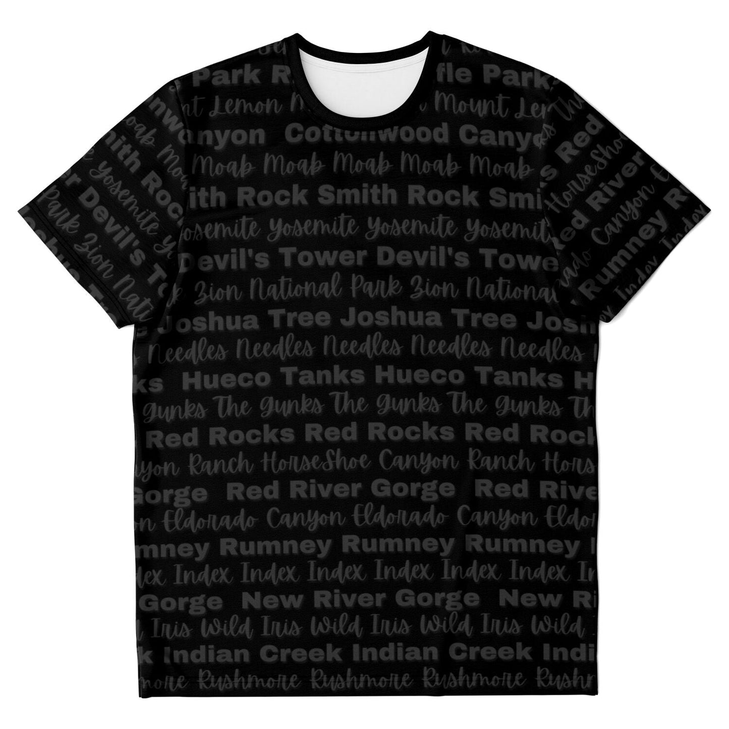 Subtle-Tees (Famous US Climbing Areas)