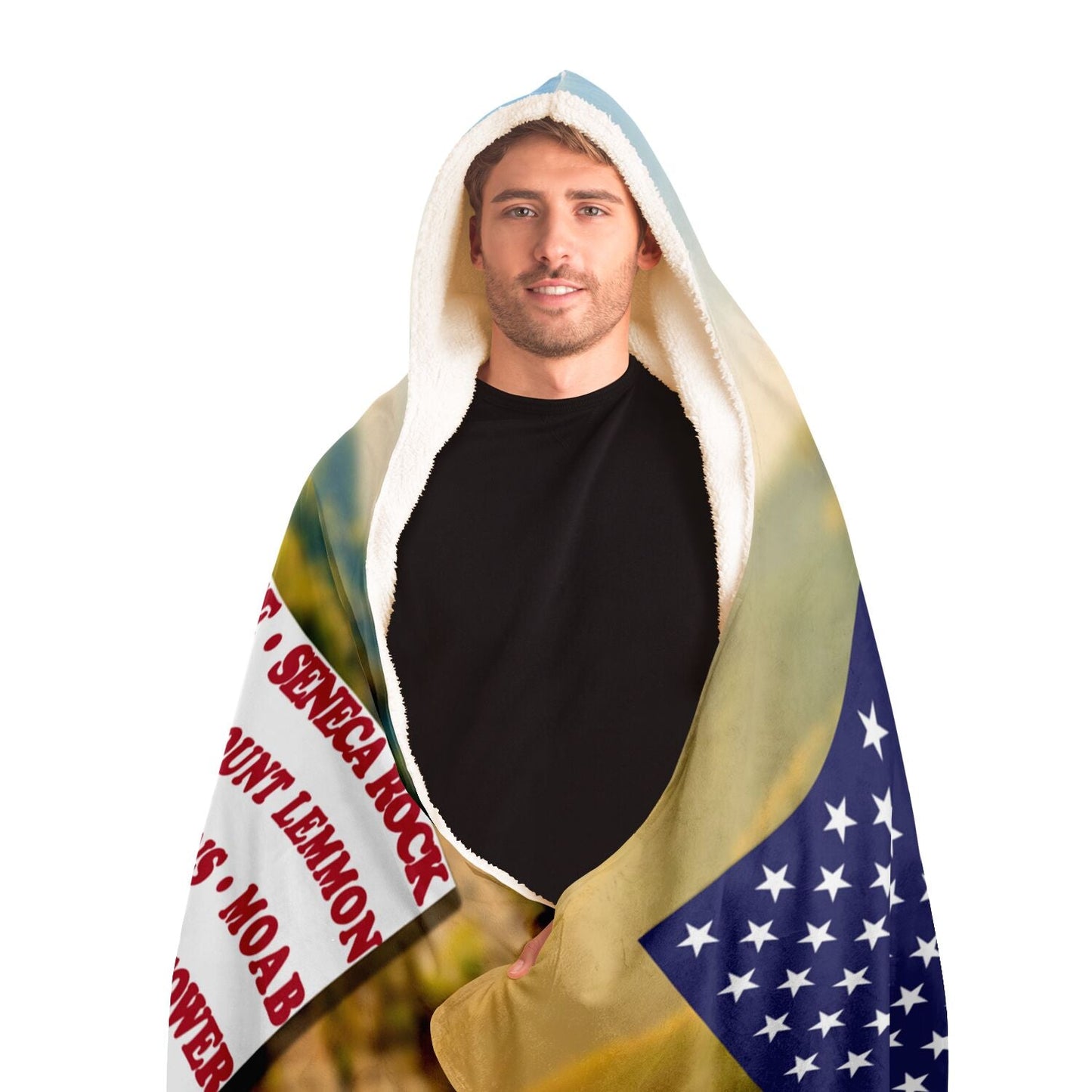 Hooded Blanket - Crag Flag (Scenic Backgrounds)