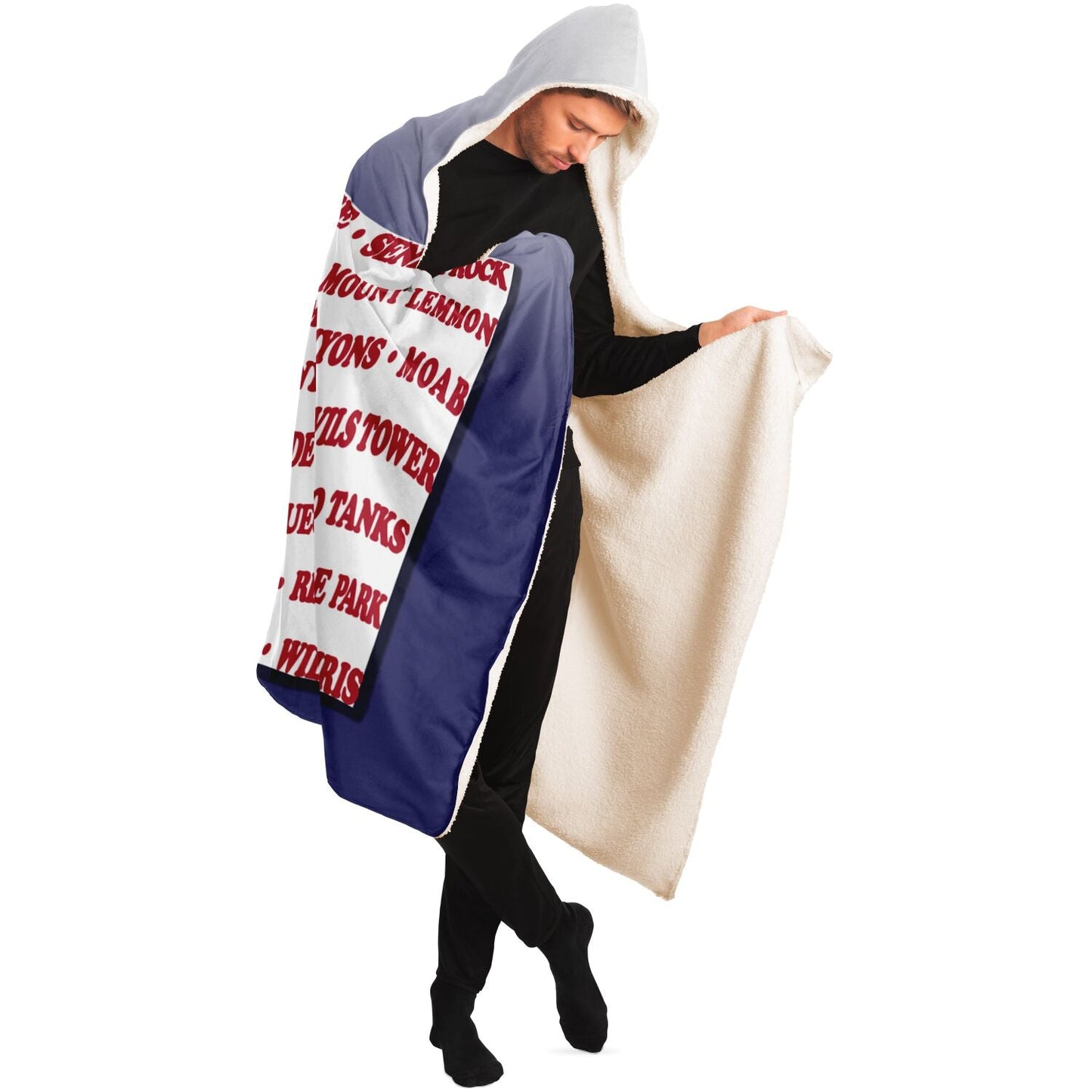 Hooded Blanket - Crag Flag (Colored Backgrounds)