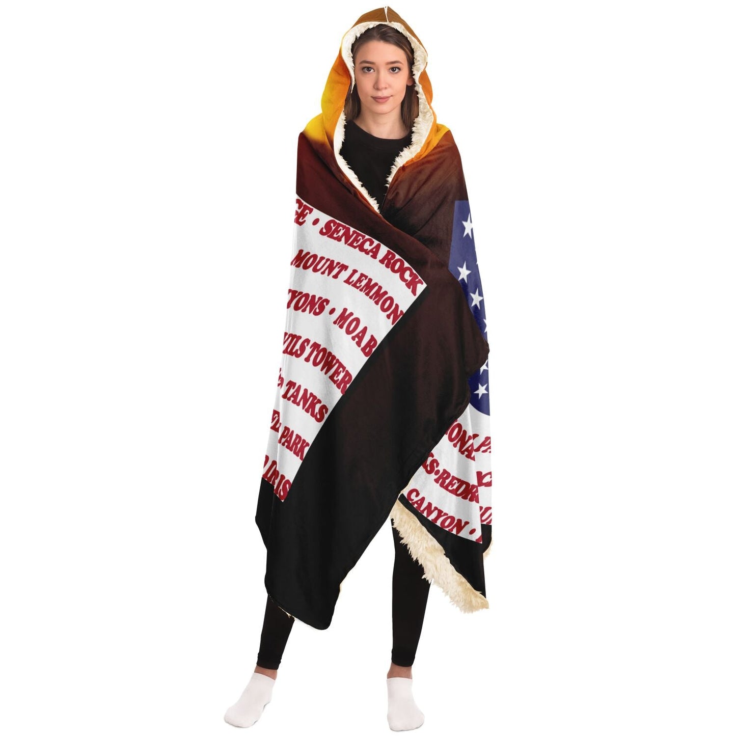 Hooded Blanket - Crag Flag (Scenic Backgrounds)