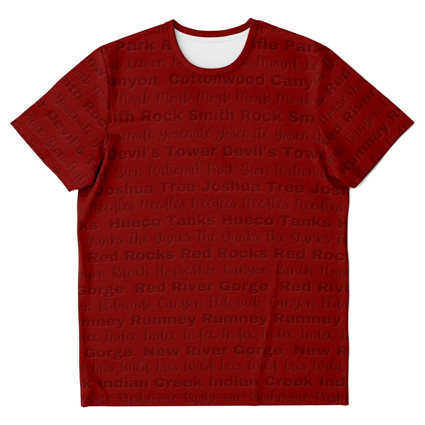 Subtle-Tees (Famous US Climbing Areas)