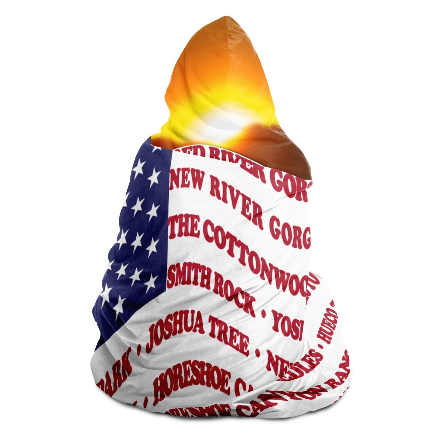 Hooded Blanket - Crag Flag (Scenic Backgrounds)