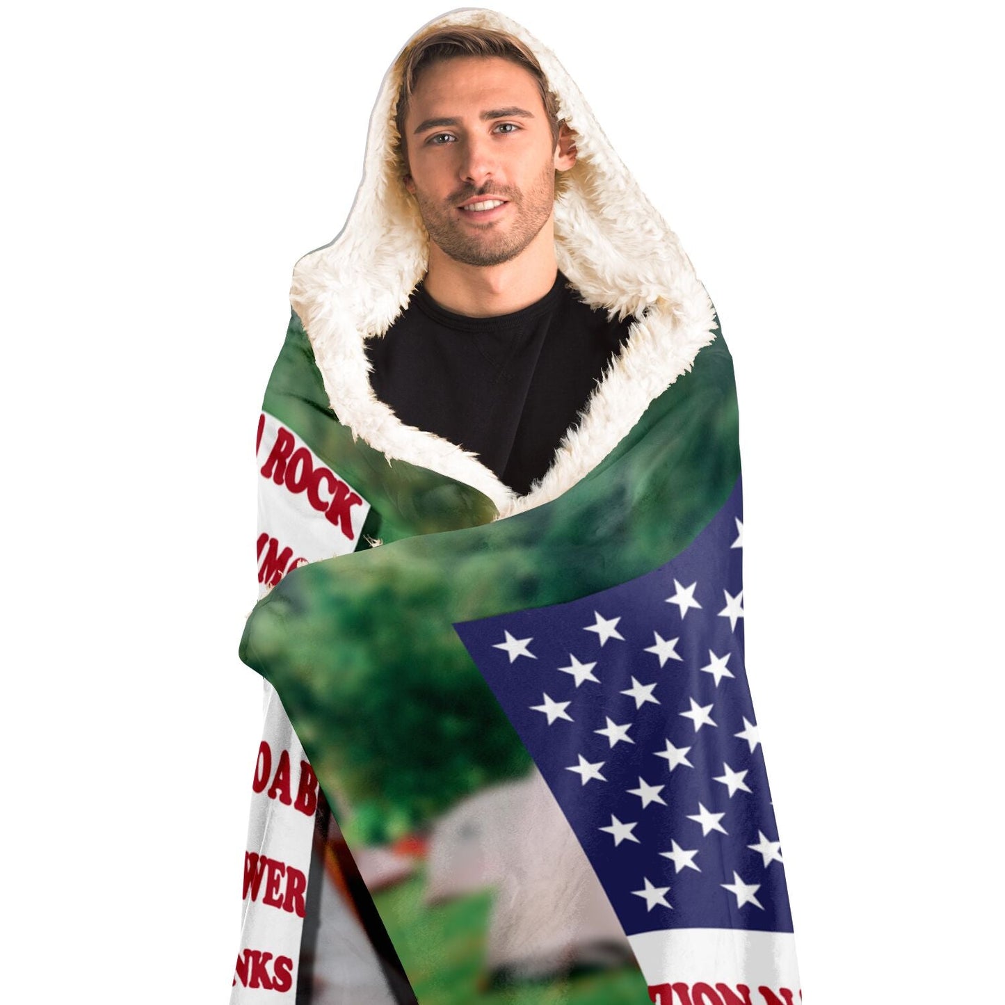 Hooded Blanket - Crag Flag (Scenic Backgrounds)