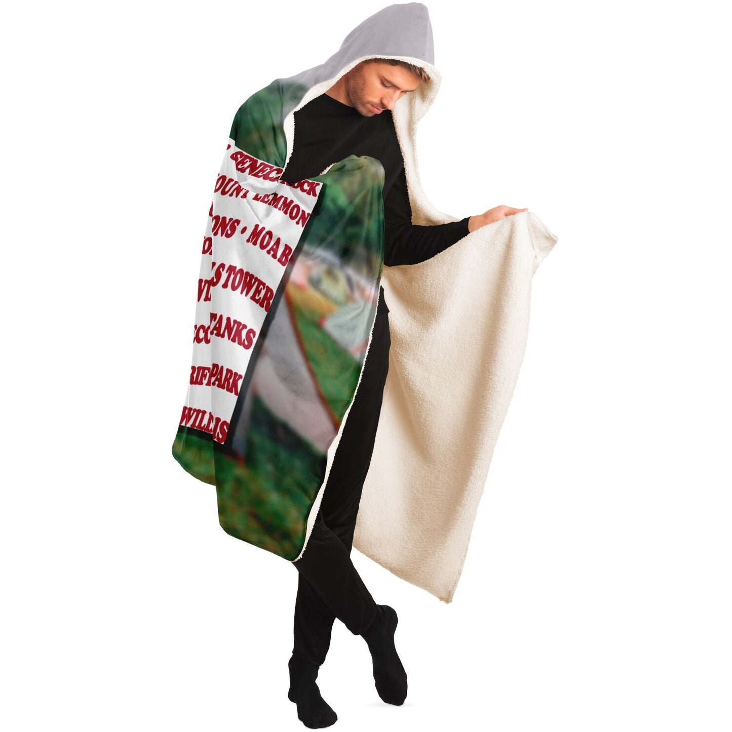 Hooded Blanket - Crag Flag (Scenic Backgrounds)