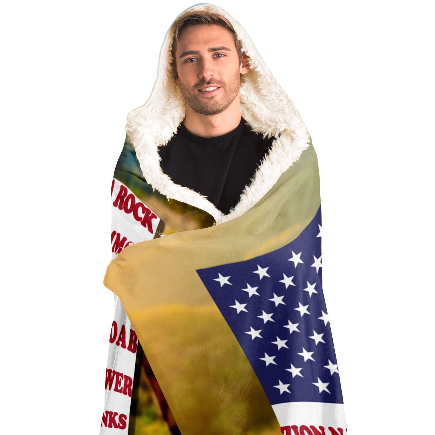 Hooded Blanket - Crag Flag (Scenic Backgrounds)