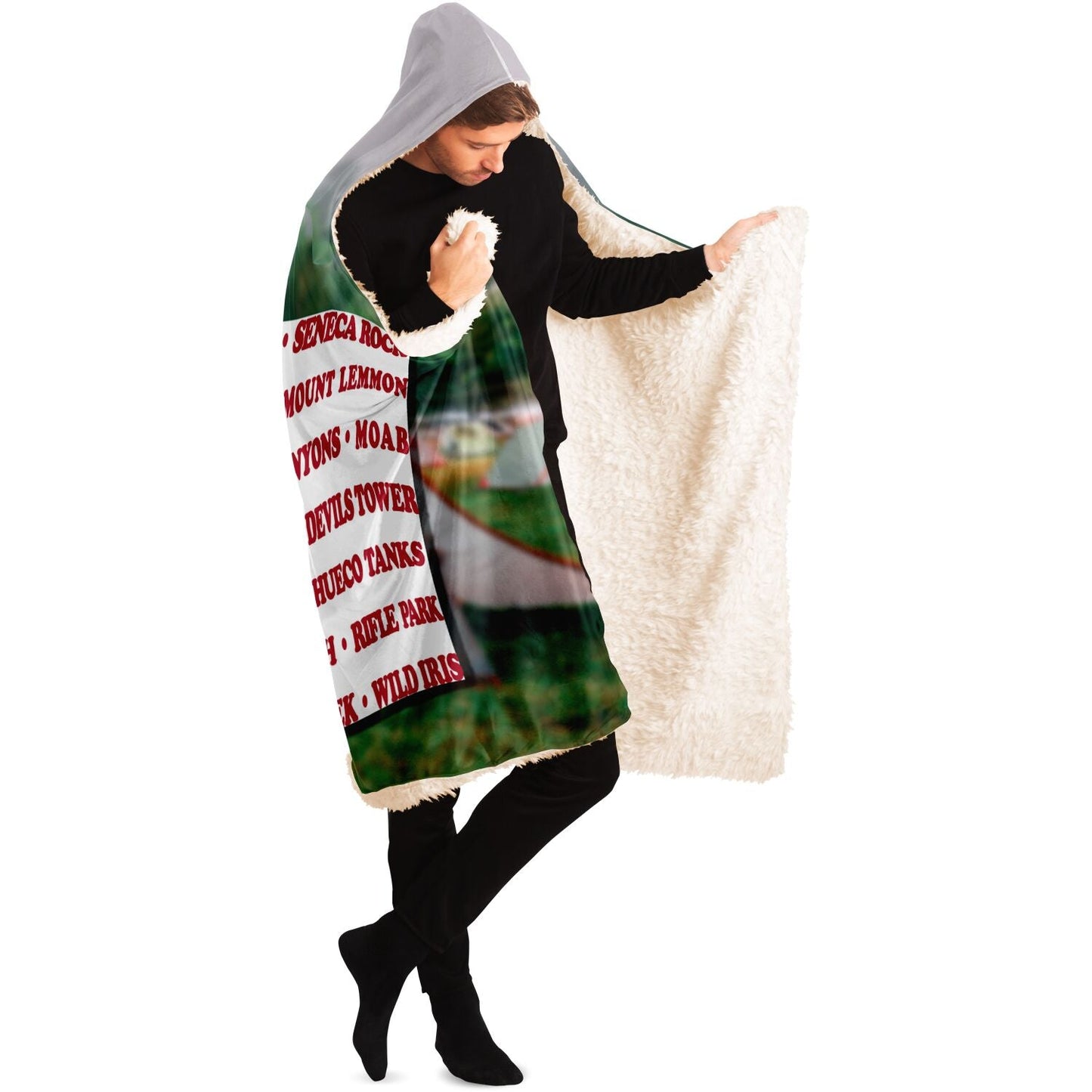 Hooded Blanket - Crag Flag (Scenic Backgrounds)