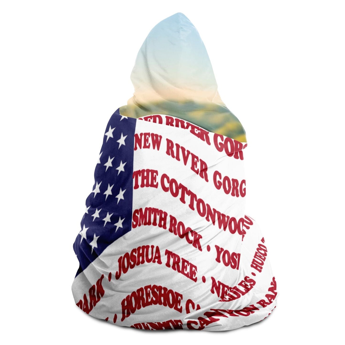 Hooded Blanket - Crag Flag (Scenic Backgrounds)