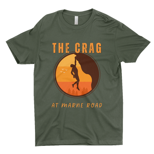 T-Shirts: The Crag at Marne Rd Silhouette (Next Level 3600)