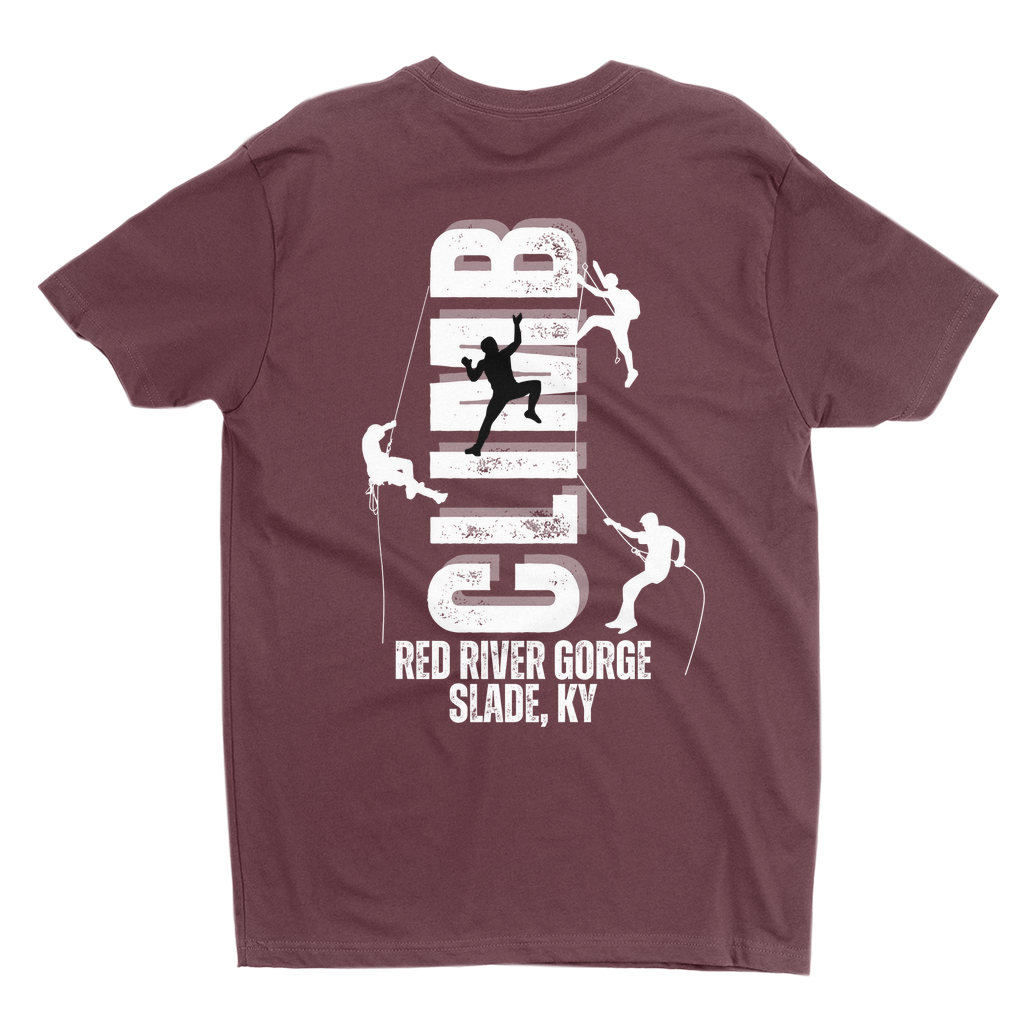 T-Shirts: CLIMB Red River Gorge (Next Level 3600)