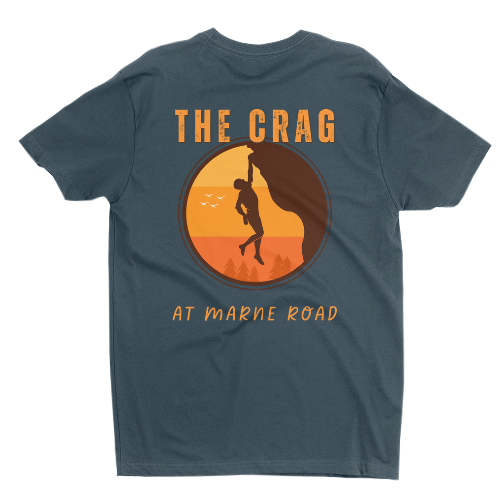 T-Shirts: The Crag at Marne Rd Silhouette (Next Level 3600)