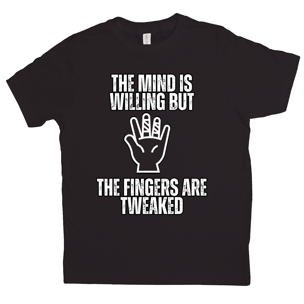 T-Shirts (Youth): Fingers are Tweaked (Next Level 3310)