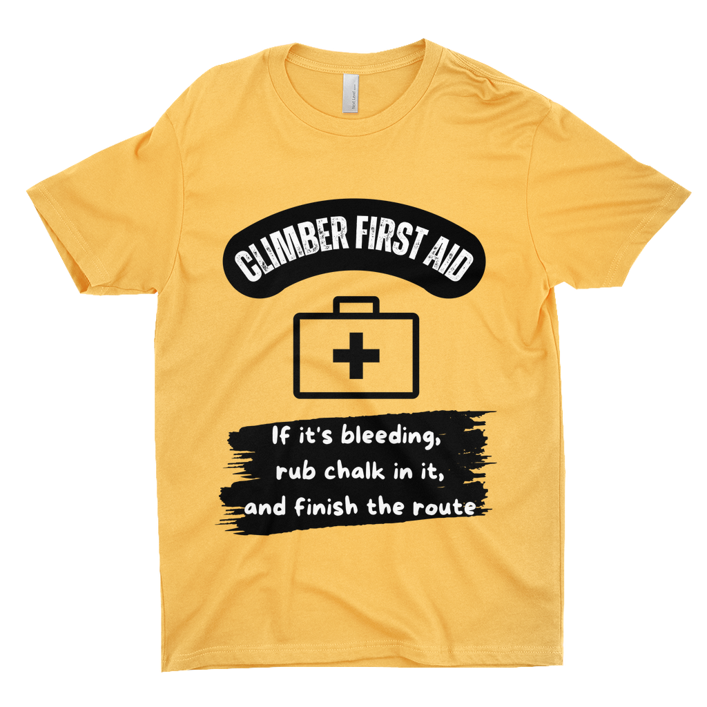 T-Shirts: Climber First Aid (Next Level 3600)
