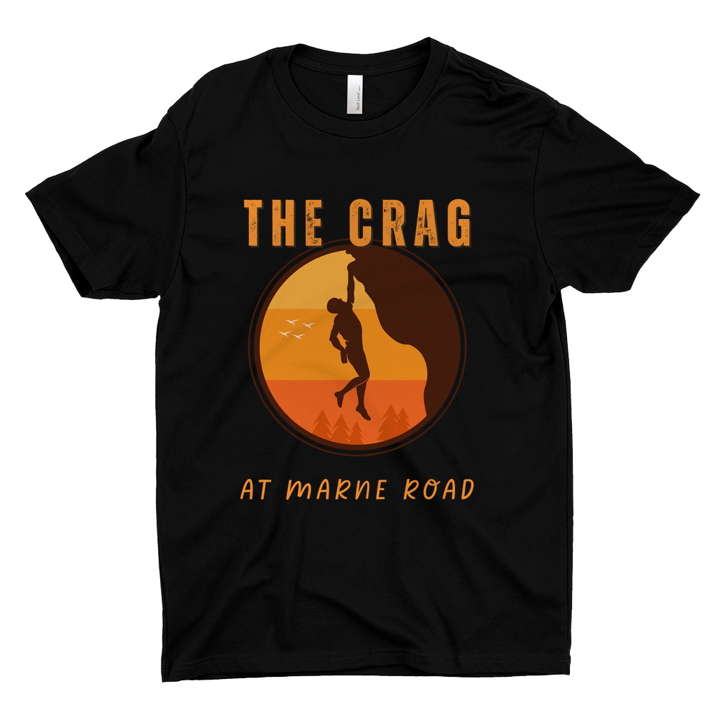 T-Shirts: The Crag at Marne Rd Silhouette (Next Level 3600)