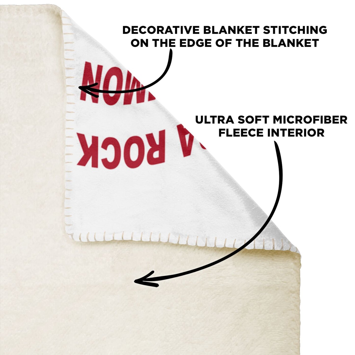 Premium Microfleece Blanket (Crag Flag)