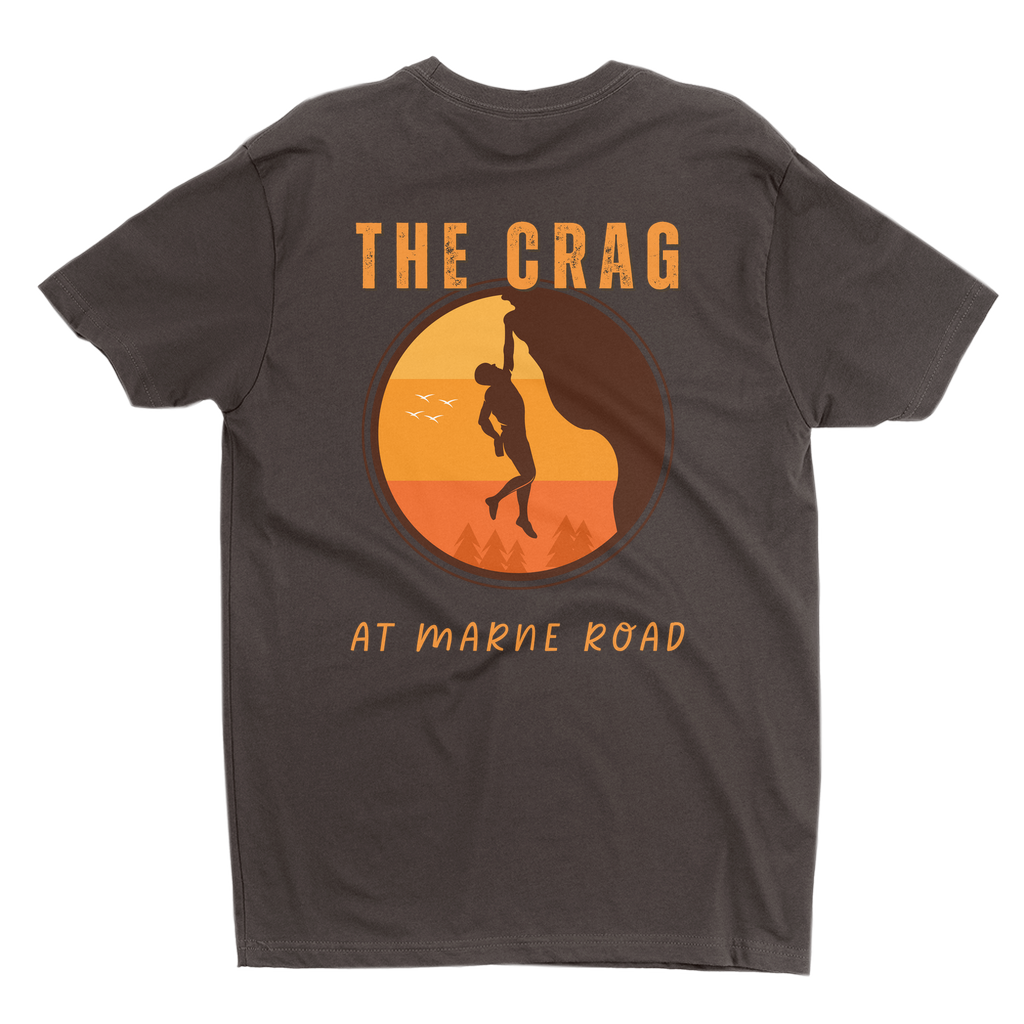 T-Shirts: The Crag at Marne Rd Silhouette (Next Level 3600)