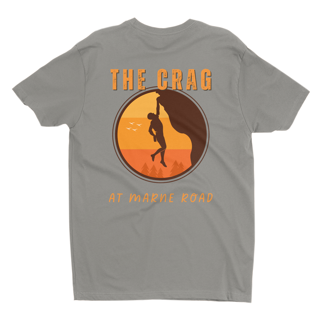 T-Shirts: The Crag at Marne Rd Silhouette (Next Level 3600)