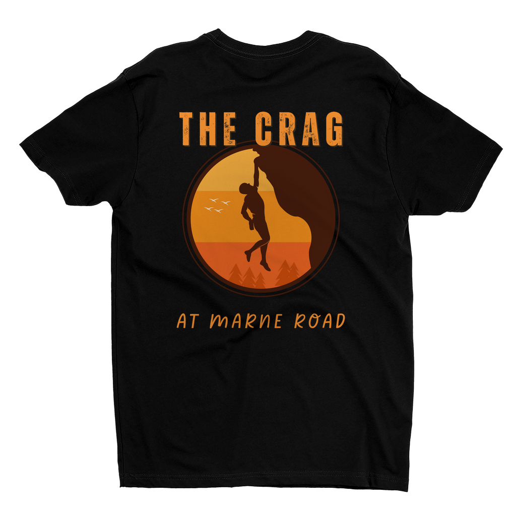 T-Shirts: The Crag at Marne Rd Silhouette (Next Level 3600)