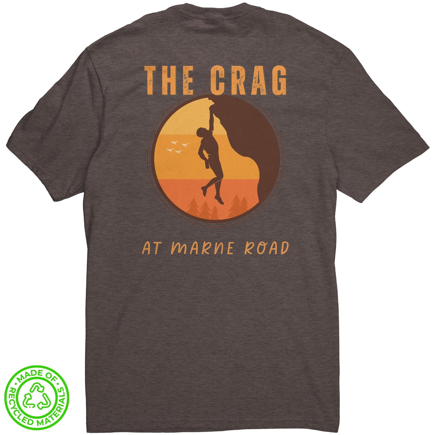 Eco-Friendly Re-Tee (Marne Rd Crag Circle Silhouette)