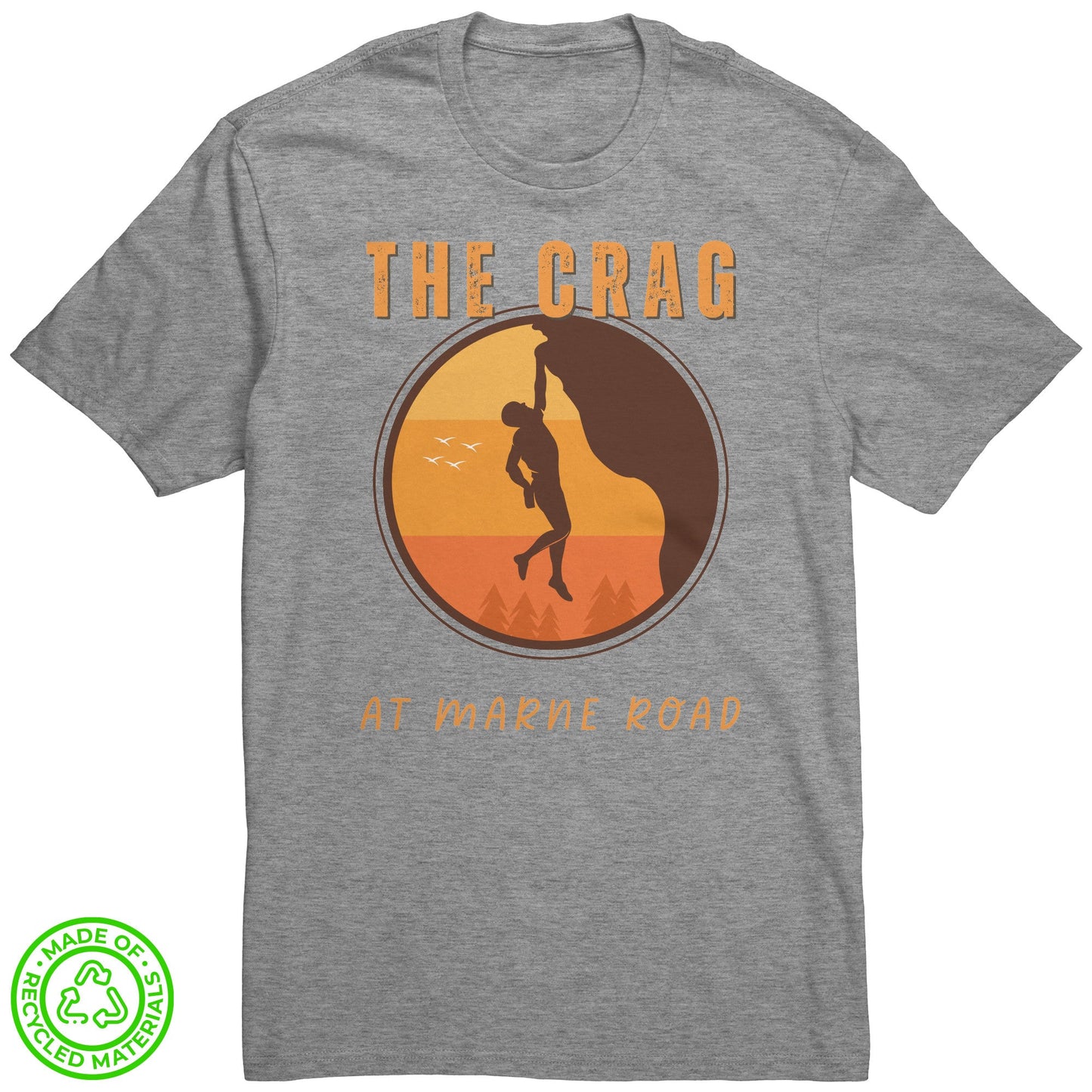 Eco-Friendly Re-Tee (Marne Rd Crag Circle Silhouette)